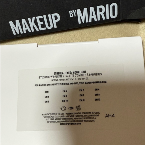 NIB Makeup by Mario Ethereal Eyes: Moonlight Palette - Sleek Black - Picture 5 of 5